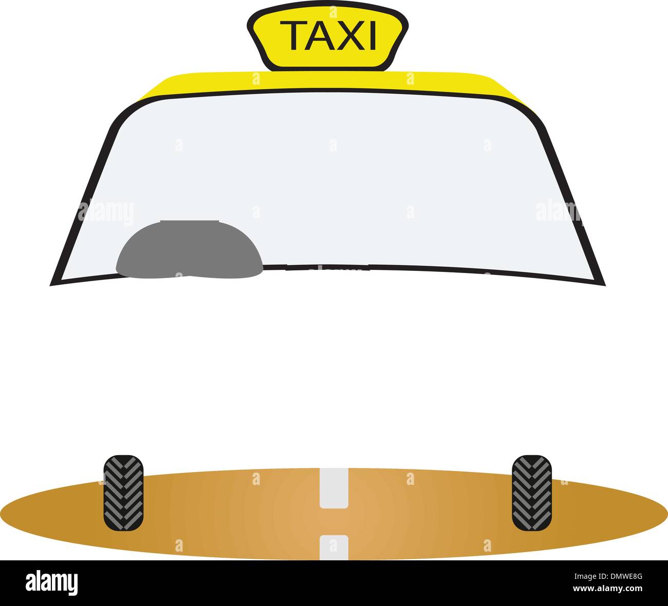 Taxi Driver Stock Vector