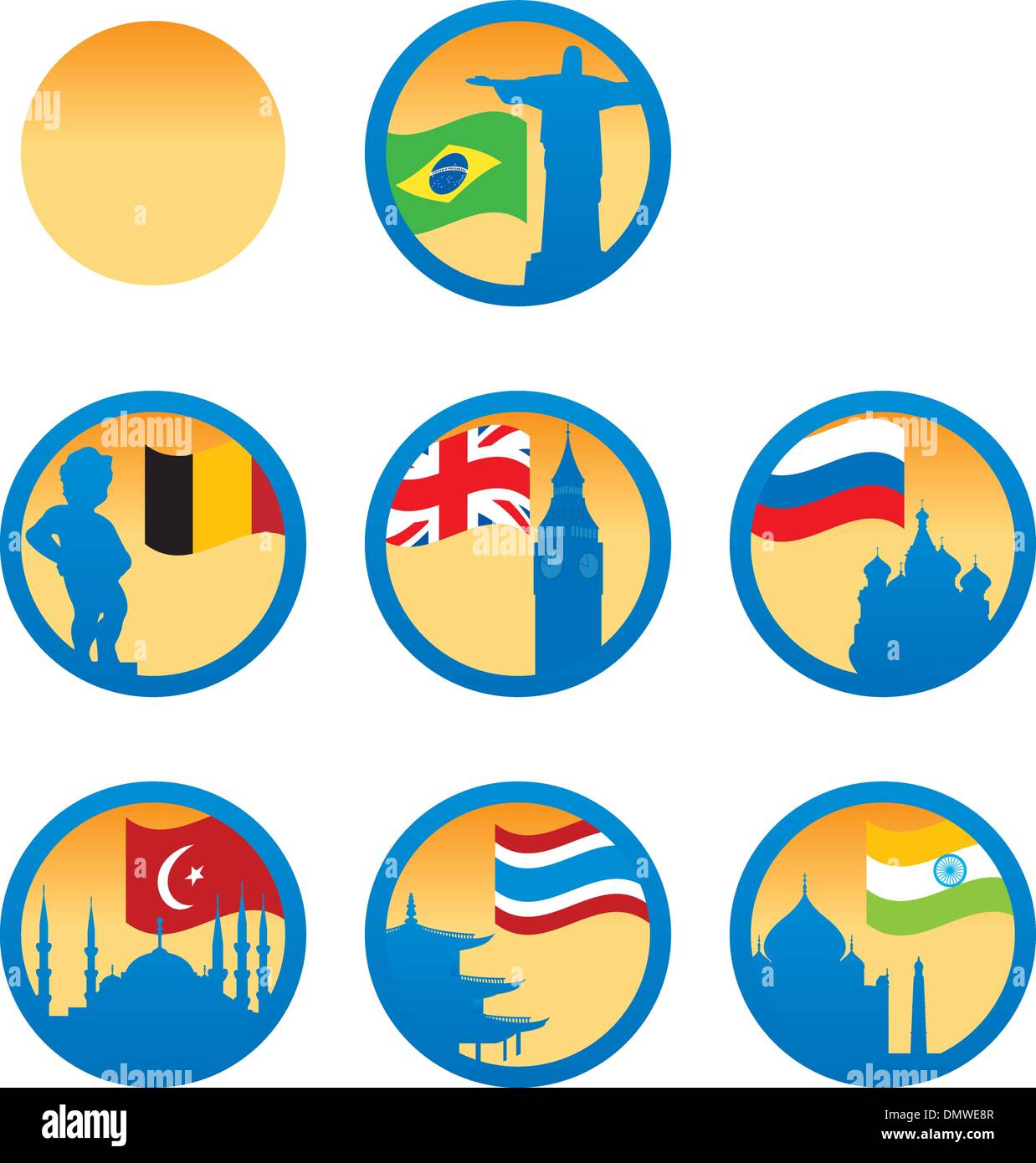 Flags and symbols. Vector Stock Vector Image & Art Alamy