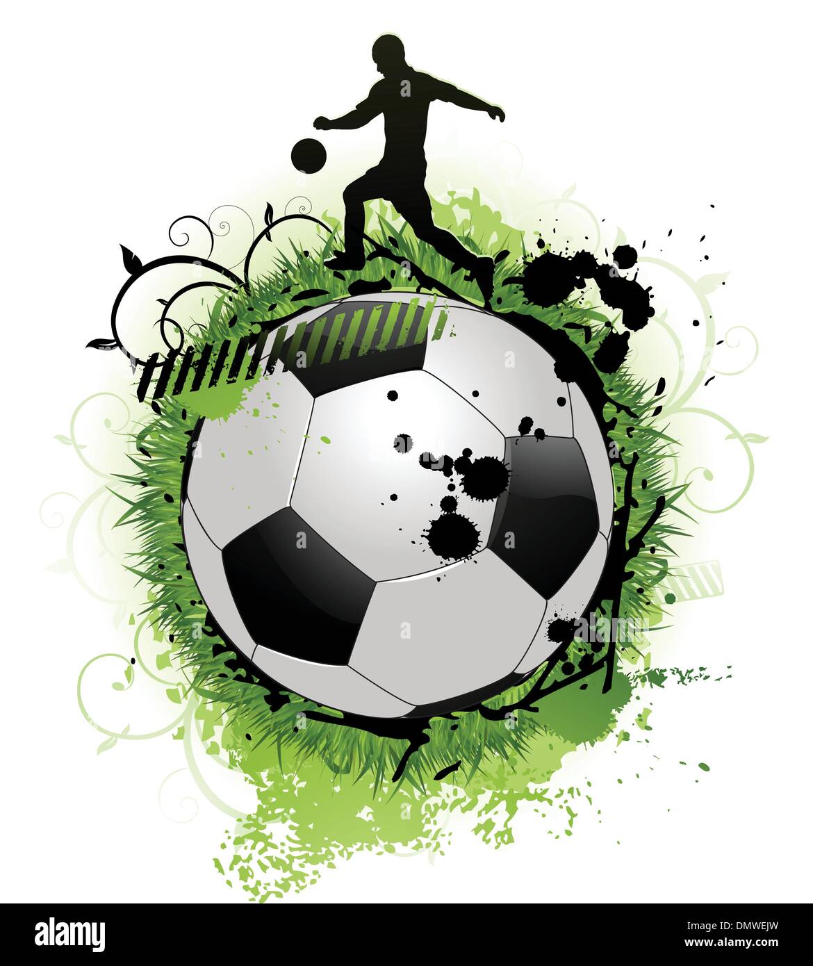 soccer background illustration Stock Vector Image & Art - Alamy