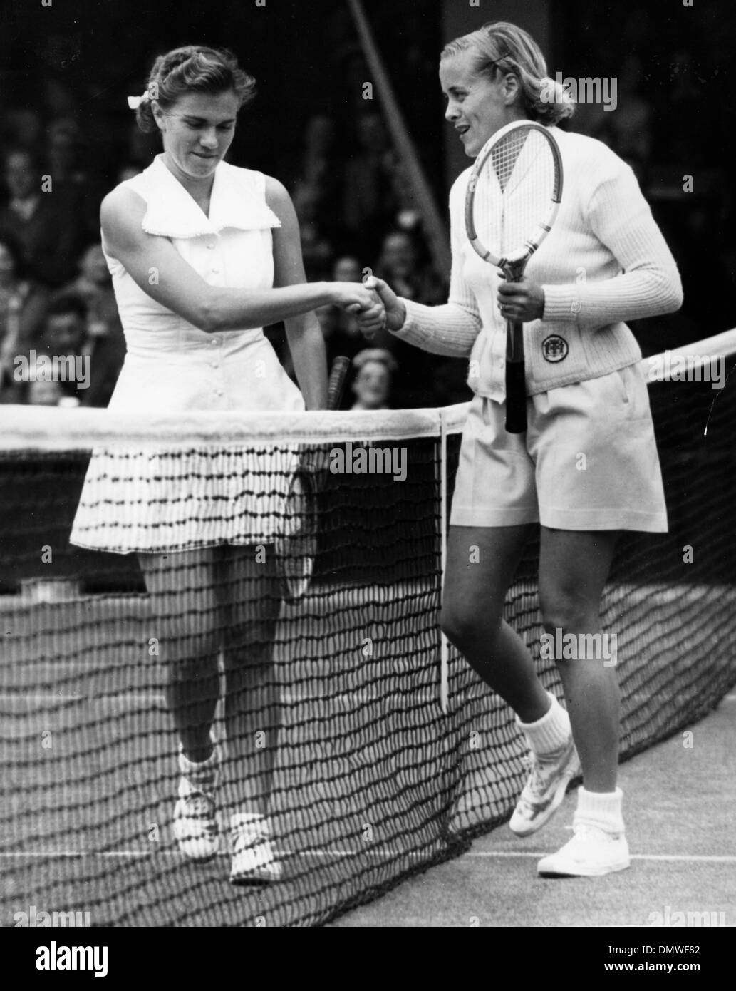 May 8, 1960 - Location Unknown - SHIRLEY FRY IRVIN, born June 30, 1927, is  a World No. 1 tennis player. She is one of only five persons to have won  each