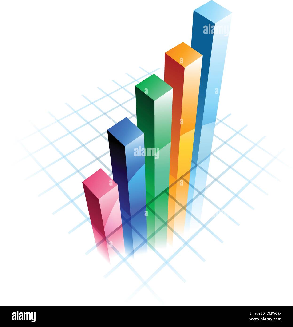 Business graph illustration Stock Vector Images Alamy
