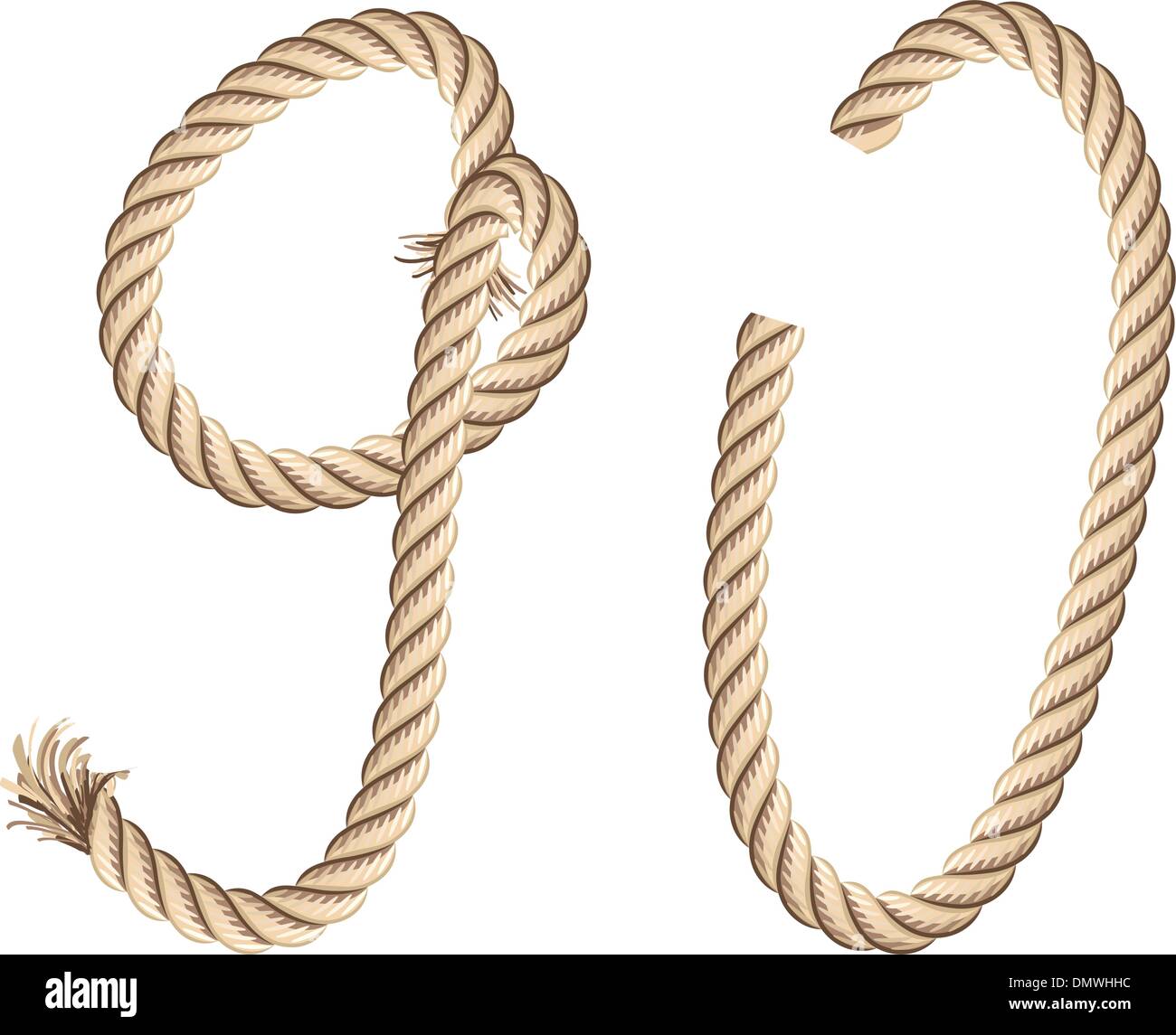 Nine number digits Stock Vector Images - Alamy