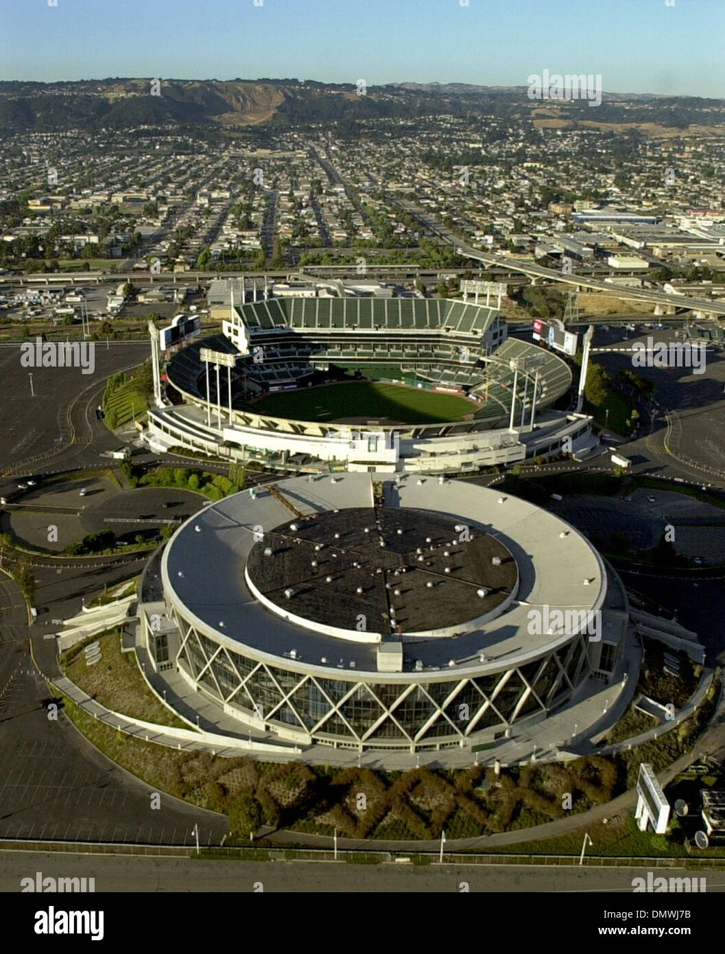 Jul 28, 2001; Oakland, CA, USA; Oakland Coliseum complex