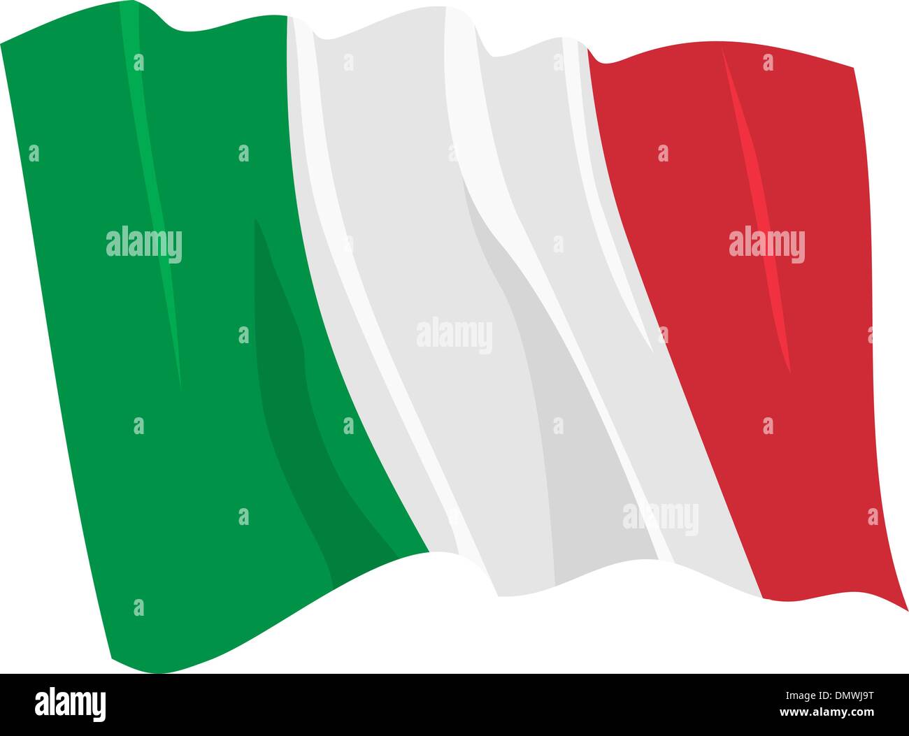 Waving flag of italy hi-res stock photography and images - Alamy