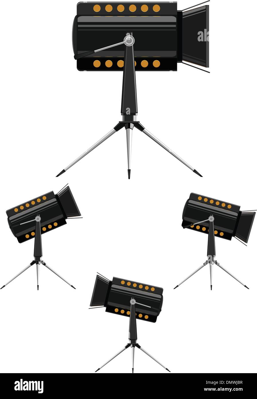 Vector image spotlights Stock Vector Image & Art Alamy