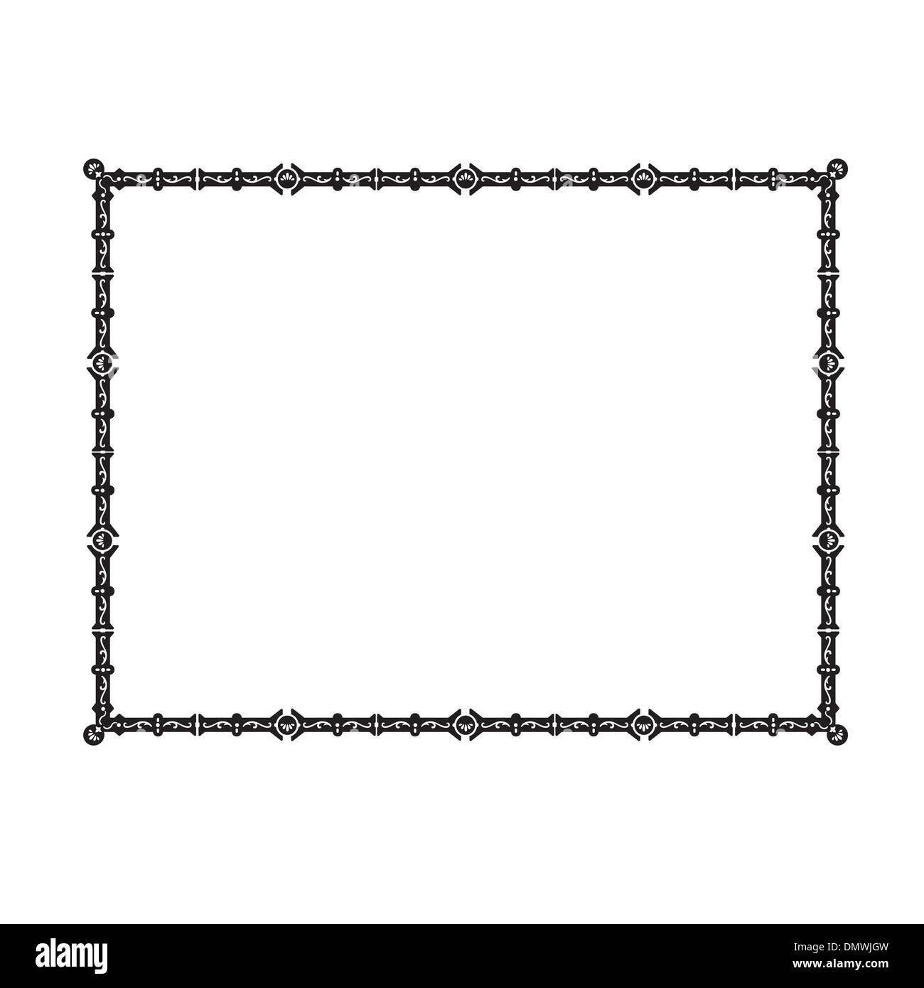 Vector ornamental decorative frame Stock Vector Image & Art Alamy