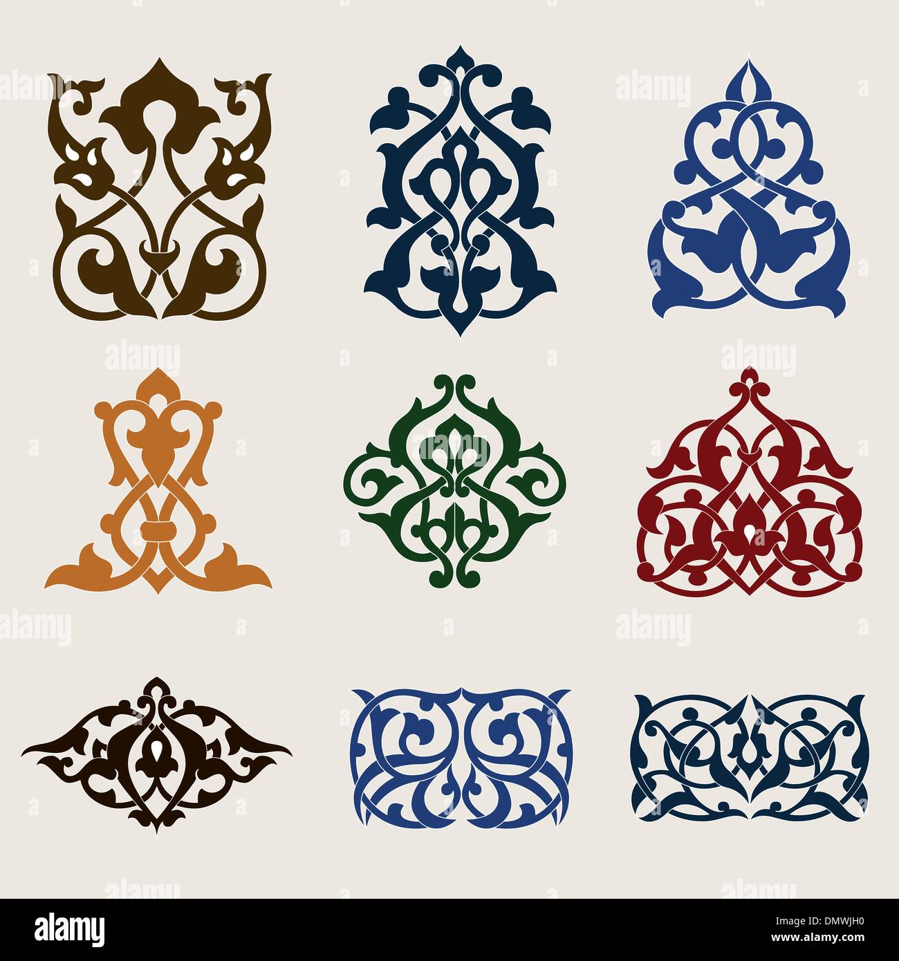 arabesque decorative element Stock Vector Image & Art Alamy