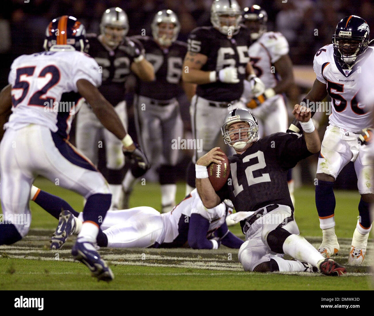 14 SEP 2003: Denver Broncos quarterback Jake Pulmmer during the game  against the San Diego Chargers Sunday September 14, 2003, in San Diego, CA.  (Photo by Matt A. Brown/Icon Sportswire) (Icon Sportswire