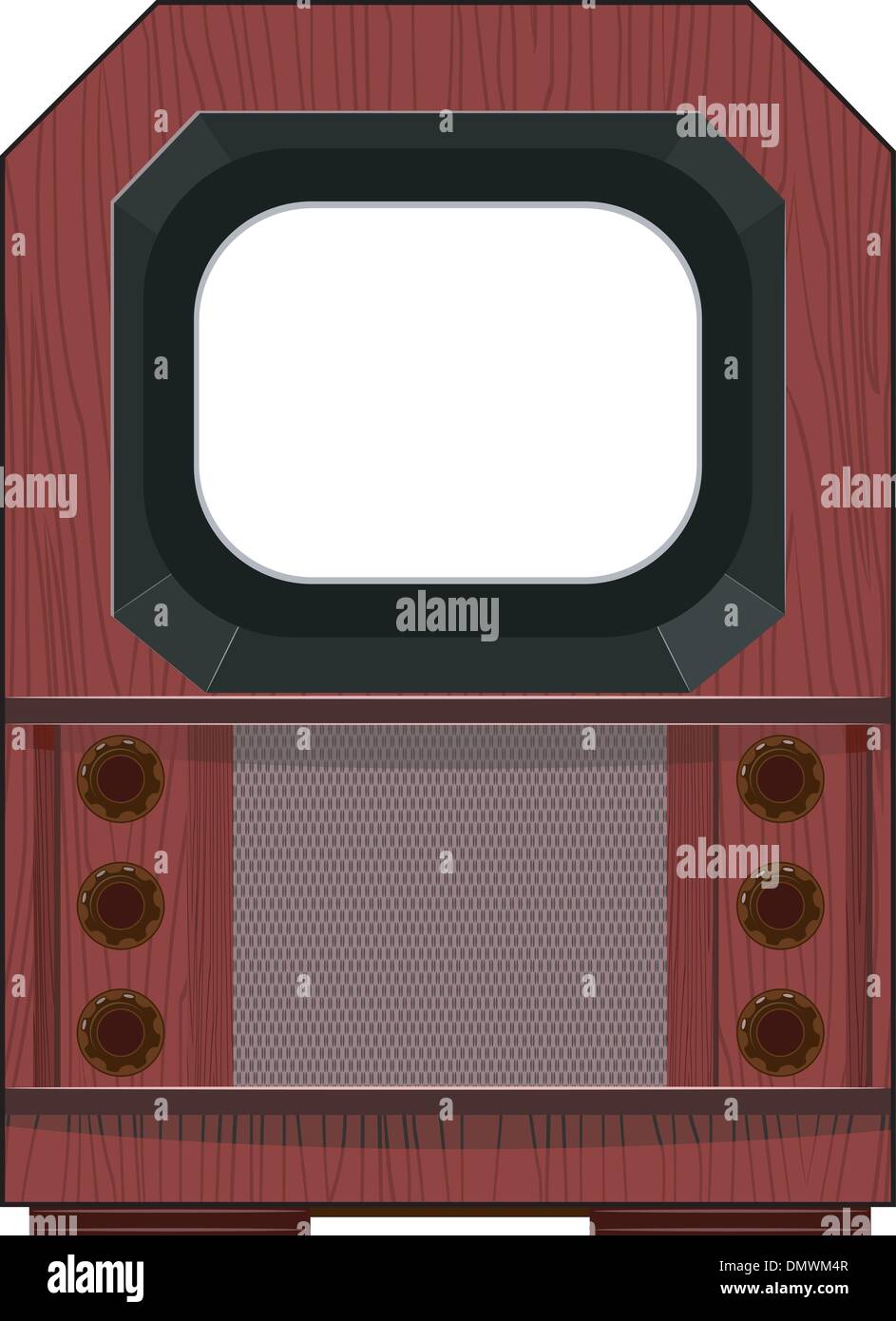 Vector artwork old TV Stock Vector Image & Art - Alamy