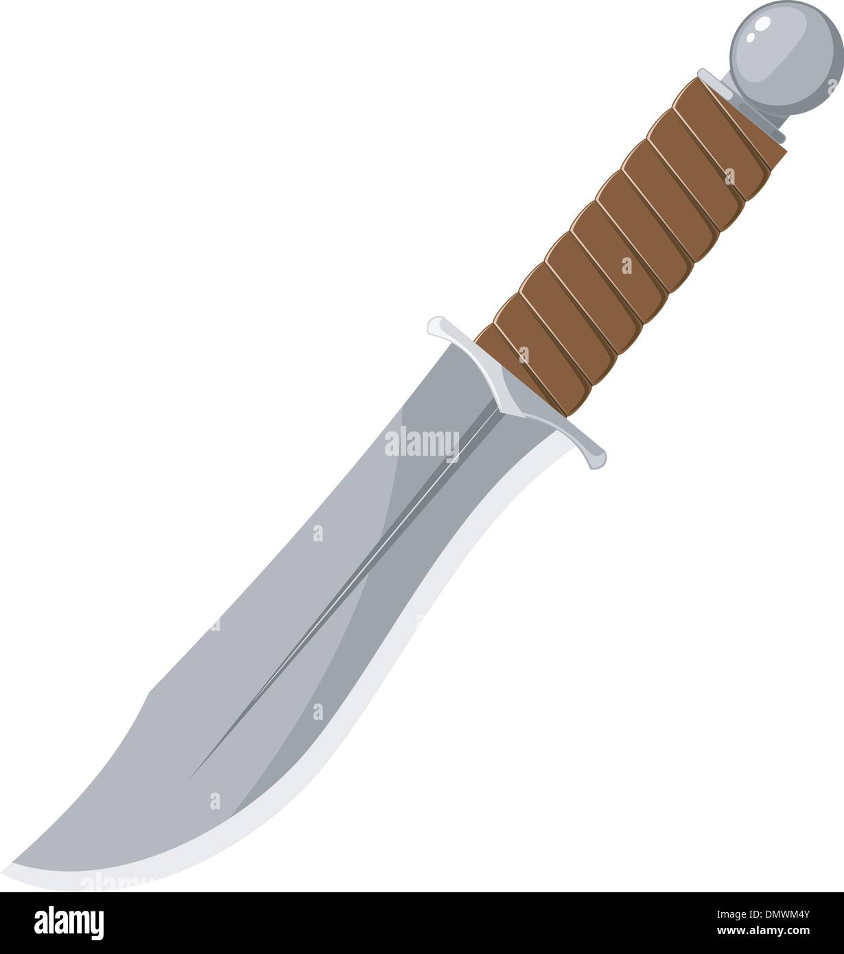Vector illustration of a sharp knife Stock Vector