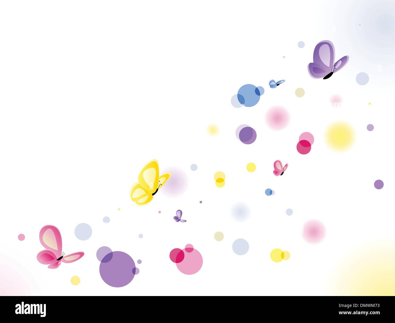 Butterflies Background Stock Vector