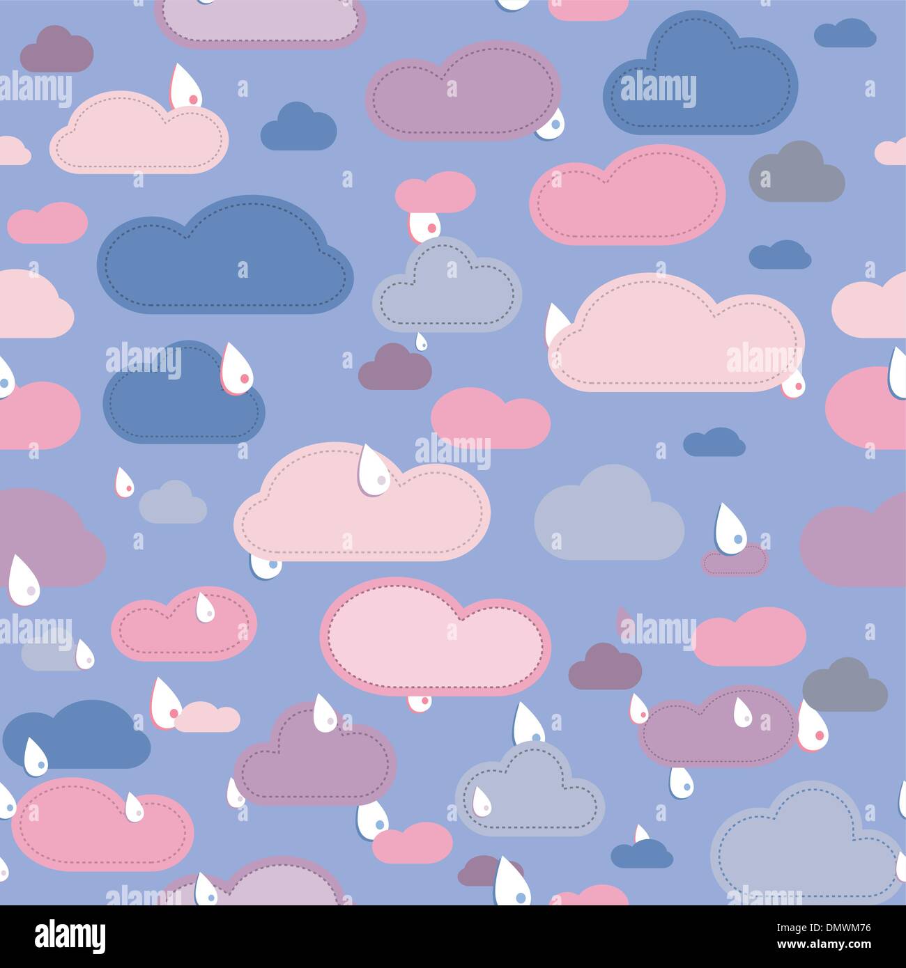 Storm clouds rain lightning Stock Vector Images - Alamy