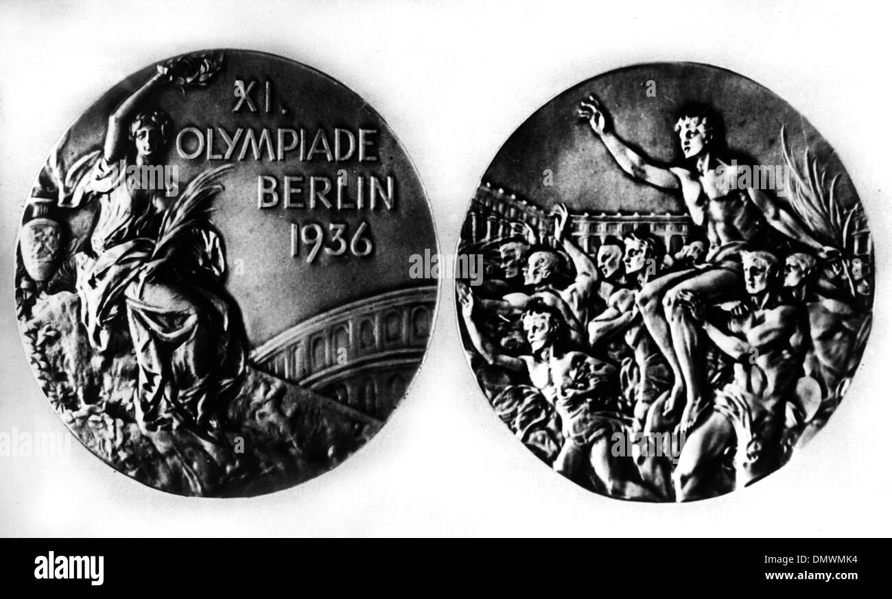 1936 berlin olympics medal hi-res stock photography and images - Alamy