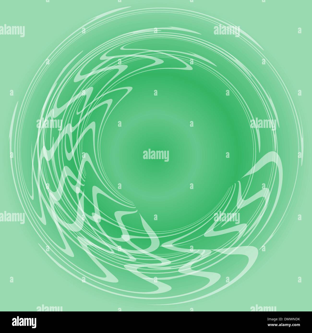Shiny color waves over green vector backgrounds Stock Vector