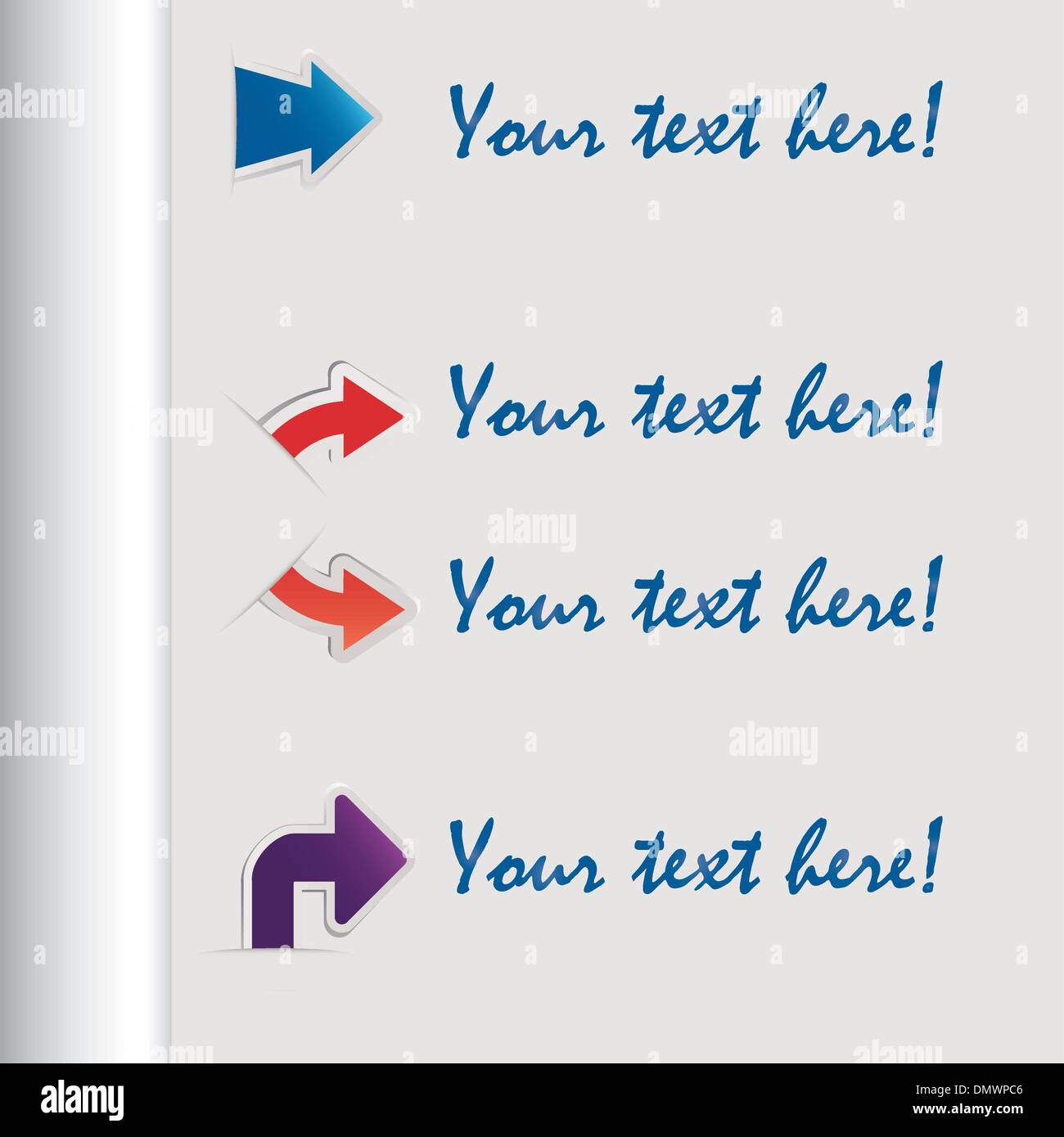 vector arrows set Stock Vector Image & Art - Alamy