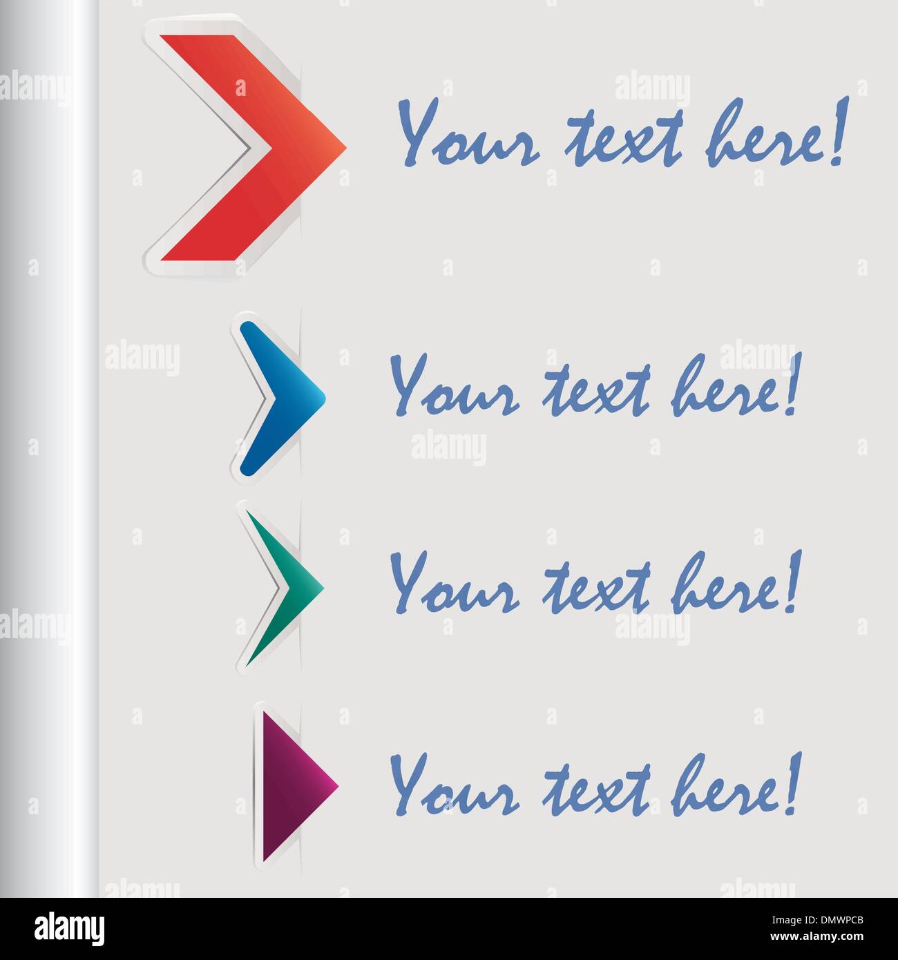 vector arrows set Stock Vector Image & Art - Alamy