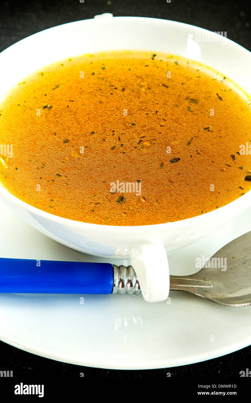 Clear broth beef soup hires stock photography and images Alamy