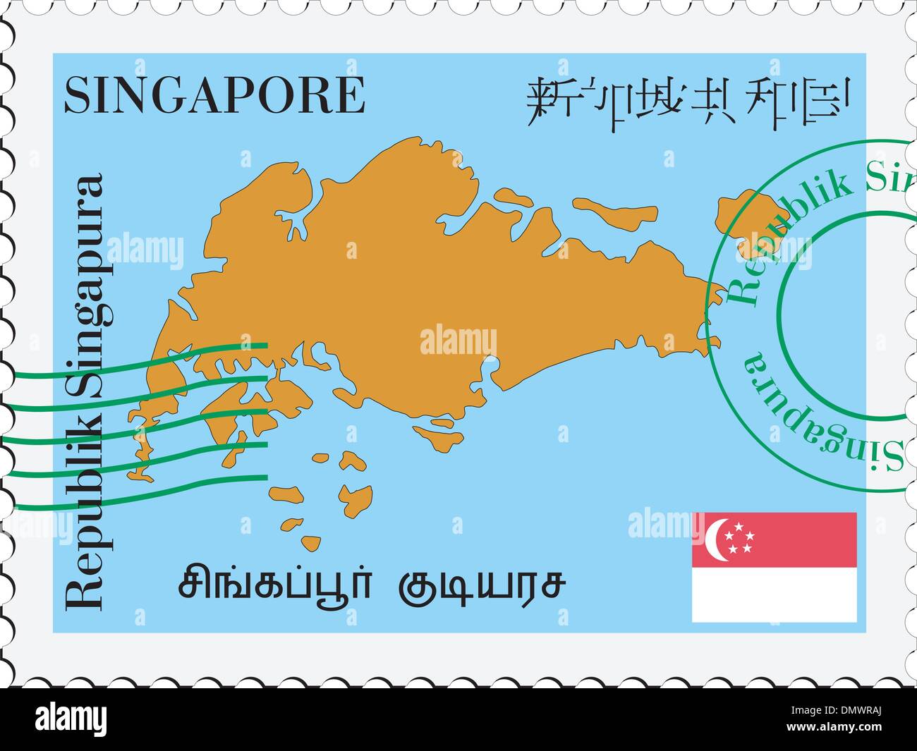 mail to/from Singapore Stock Vector Image & Art Alamy