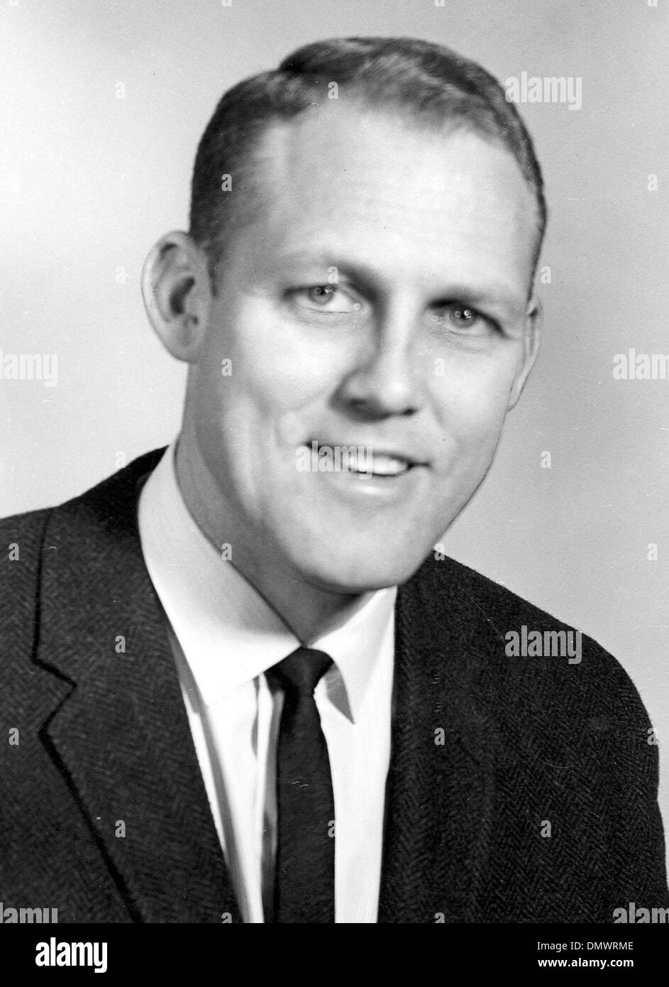 WILLIAM ERNEST WALSH (November 30, 1931 – July 30, 2007), one of the greatest football coaches of all time. Bill Walsh, the inventor of the West Coast Offense, died at the age of 75, following a long battle with leukemia.  Walsh didn't become an NFL head coach until 47, building the once-woebegone 49ers into the most successful team of the 1980s with his innovative offensive strate Stock Photo