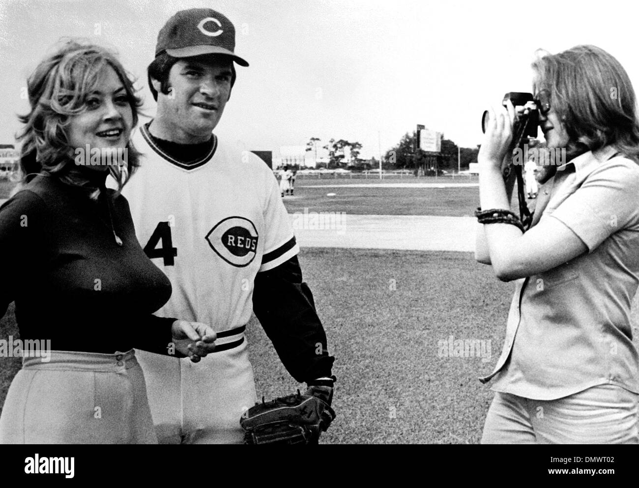 Aug 05, 1970 - Cincinnati, Ohio, USA - PETE ROSE (#14), shown here