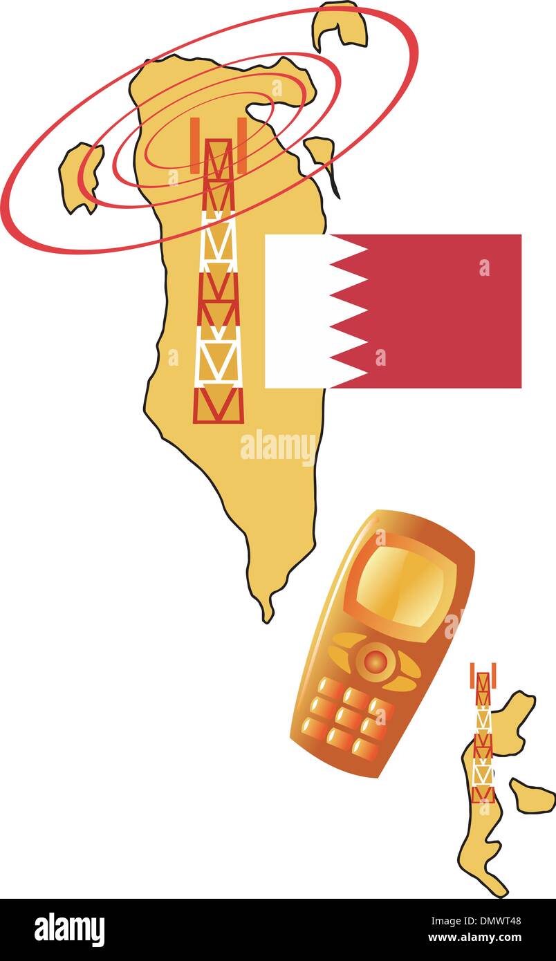 mobile connection of Bahrain Stock Vector Image & Art Alamy