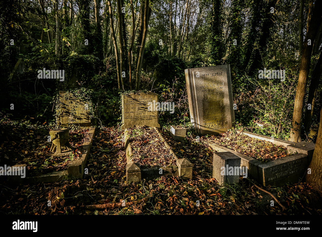 Highgate Cemetery (east) in north London, UK Stock Photo Alamy