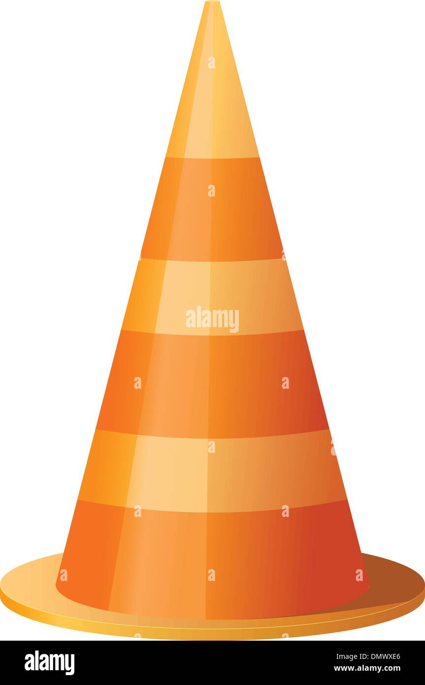 Traffic cone Stock Vector