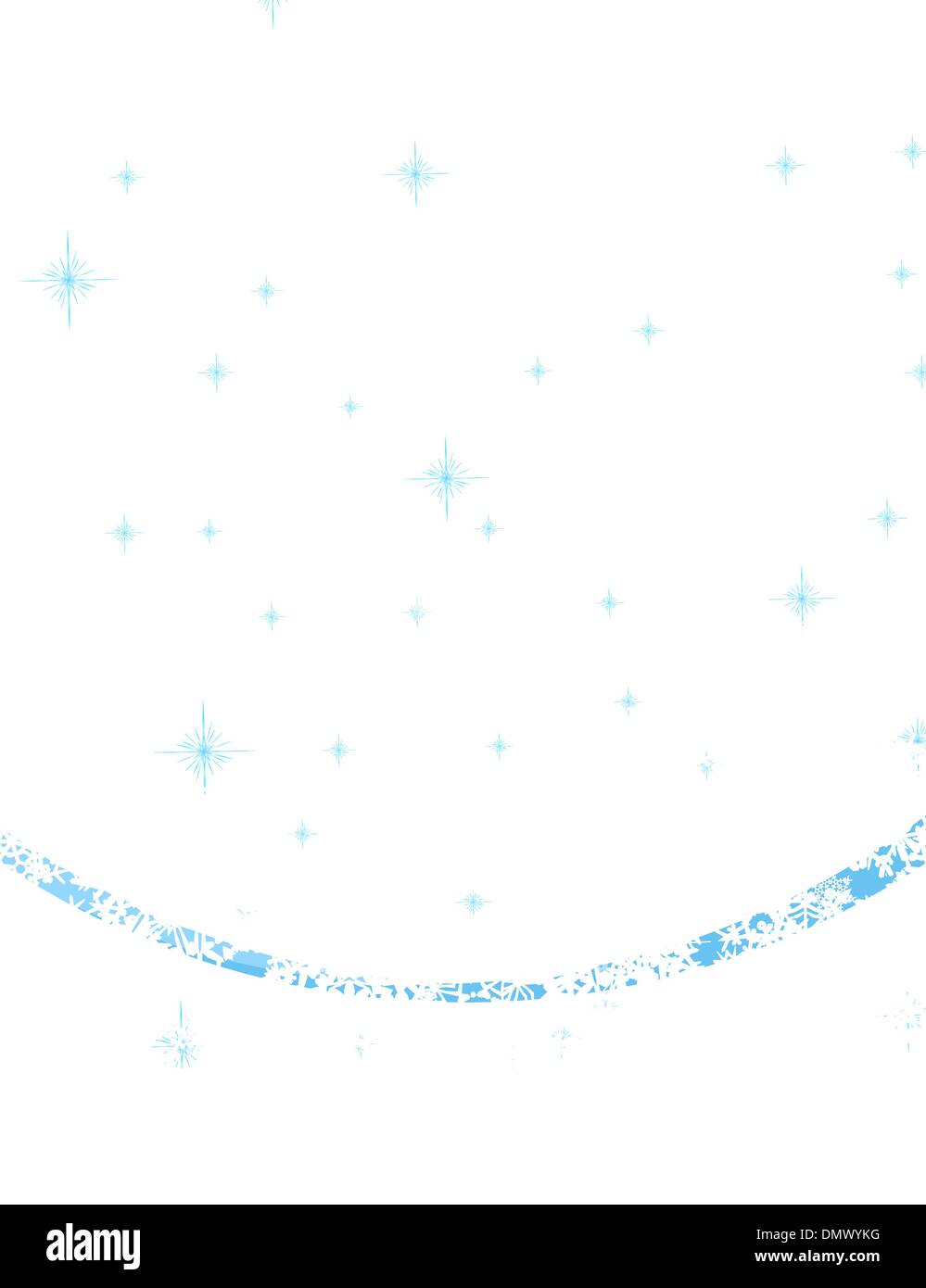 Blue background with snowflakes. EPS 8 Stock Vector Image & Art - Alamy