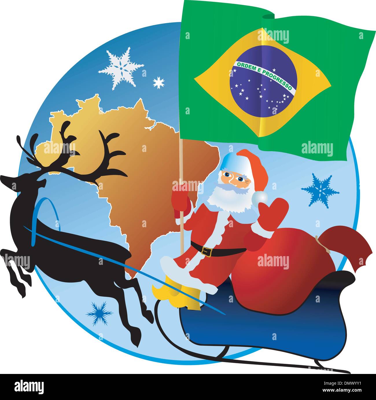 Merry Christmas, Brazil! Stock Vector Image & Art Alamy