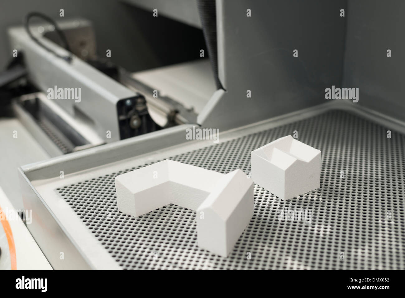 3D model making machine/printer with models Stock Photo: 64495118 - 3D MoDel Making Machineprinter With MoDels DMX052