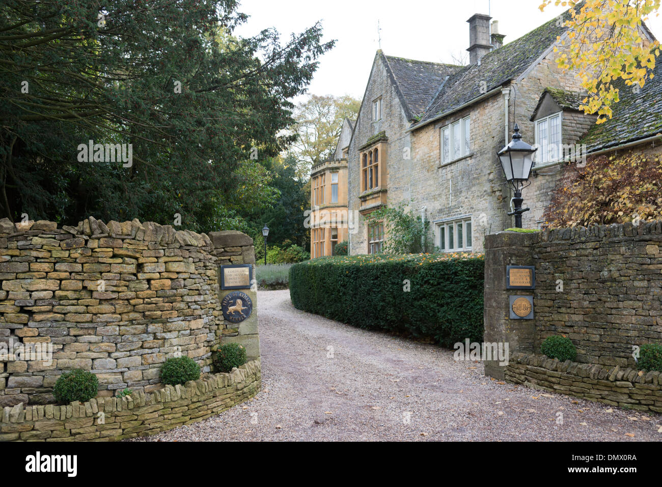 The Lords of the Manor Hotel in Lower Slaughter, the Cotswolds UK Stock Photo