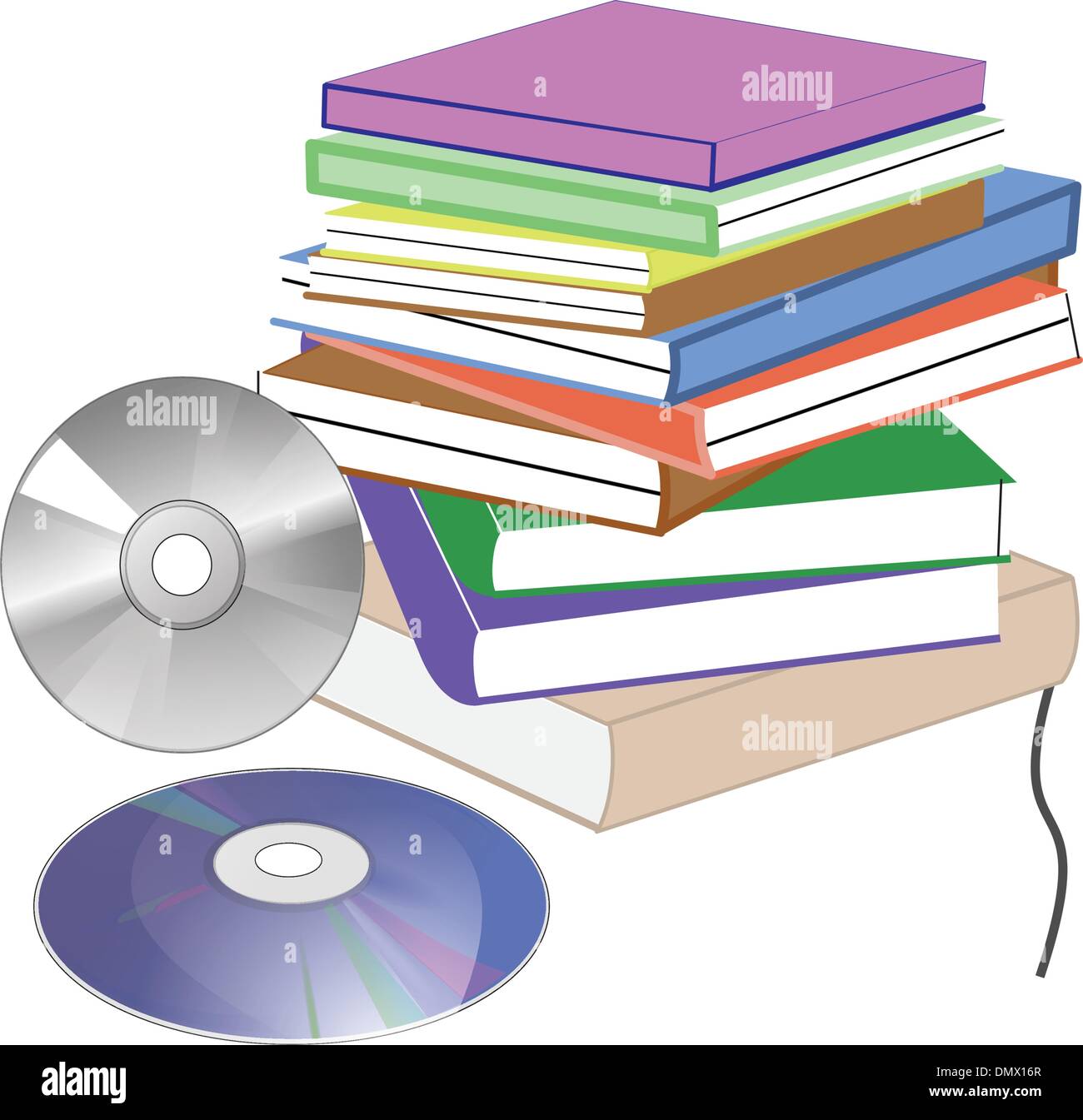 Audio books cd Stock Vector Images Alamy