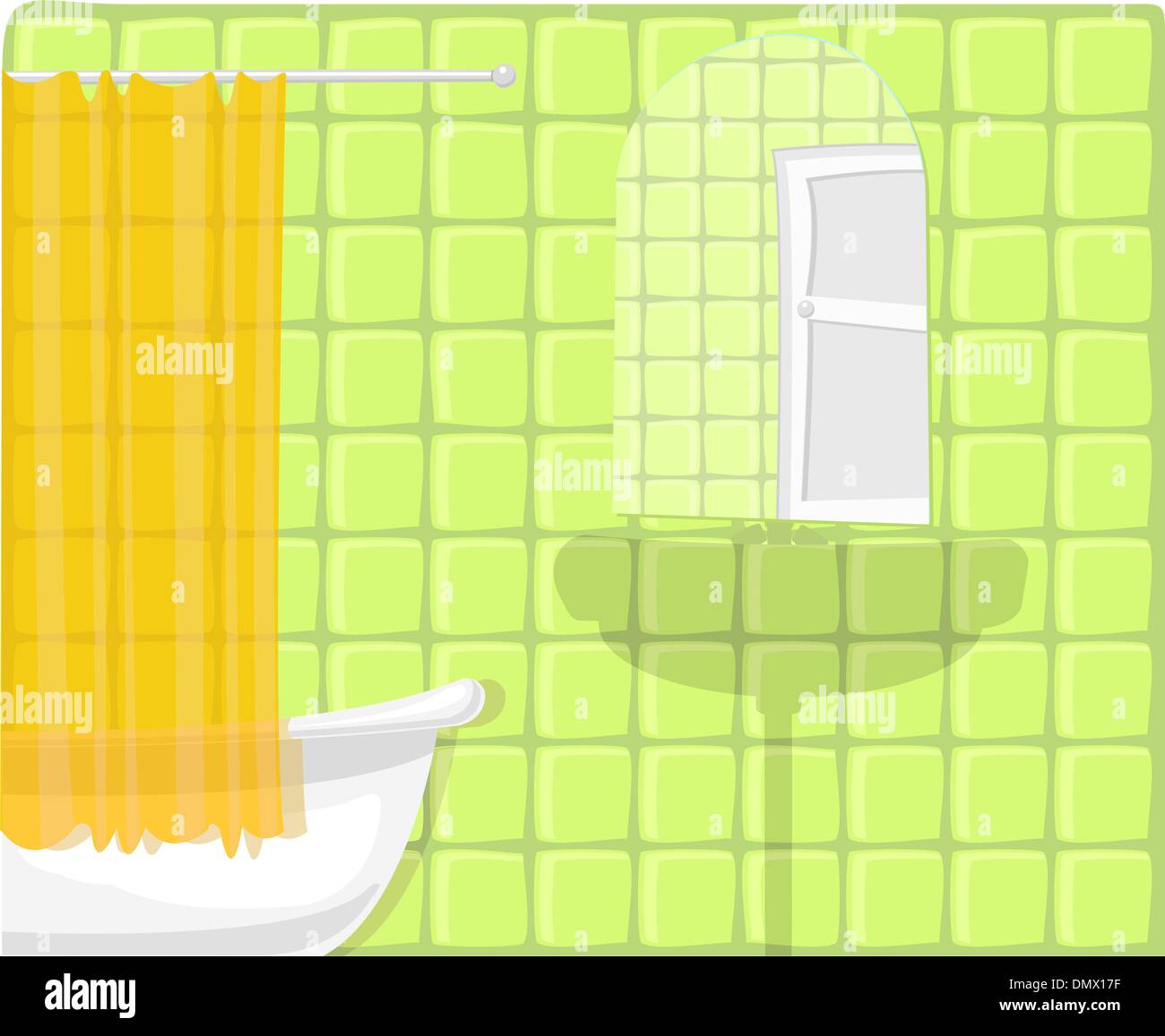 Vector illustration of bathroom Stock Vector
