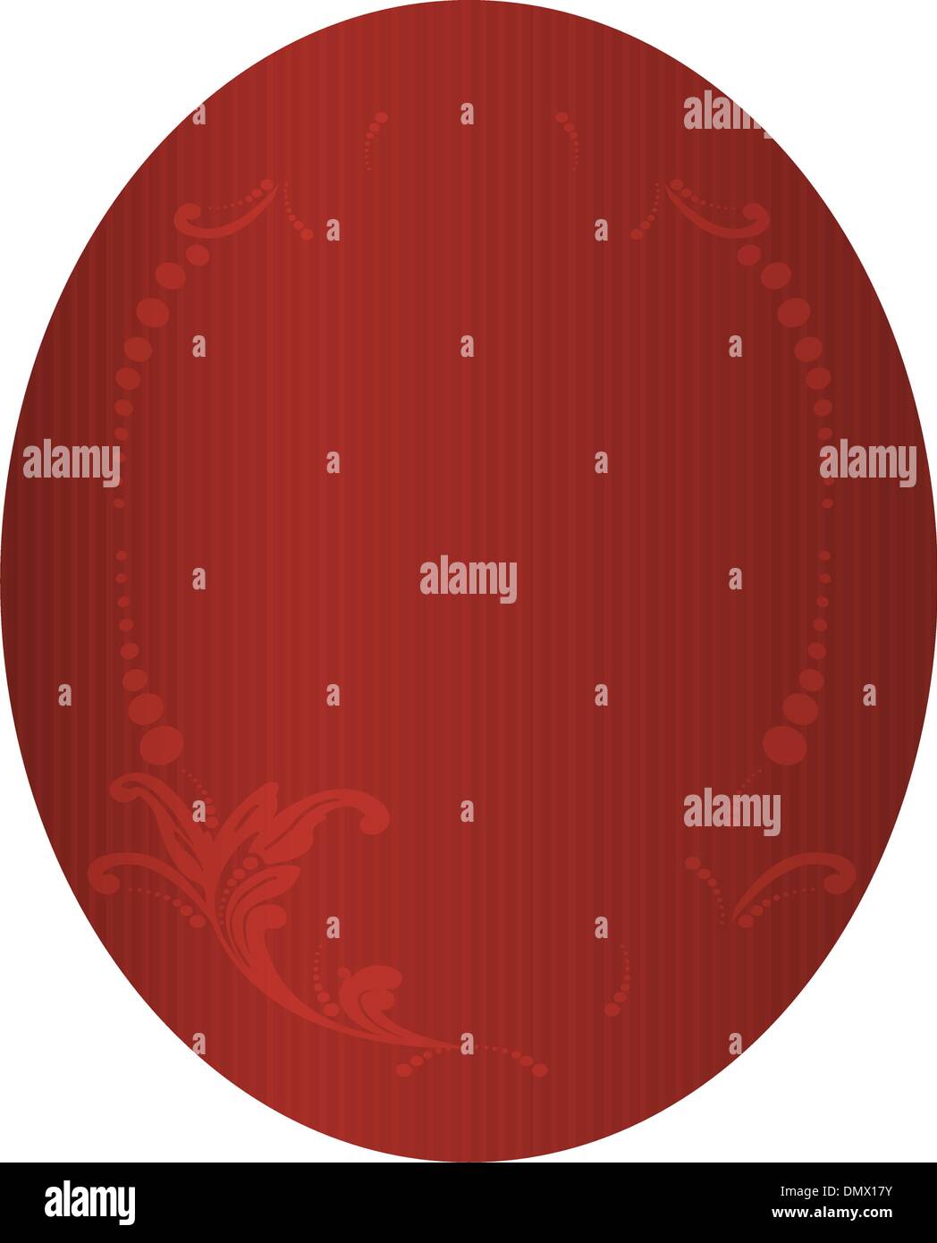Vector illustration of a red beer tag Stock Vector