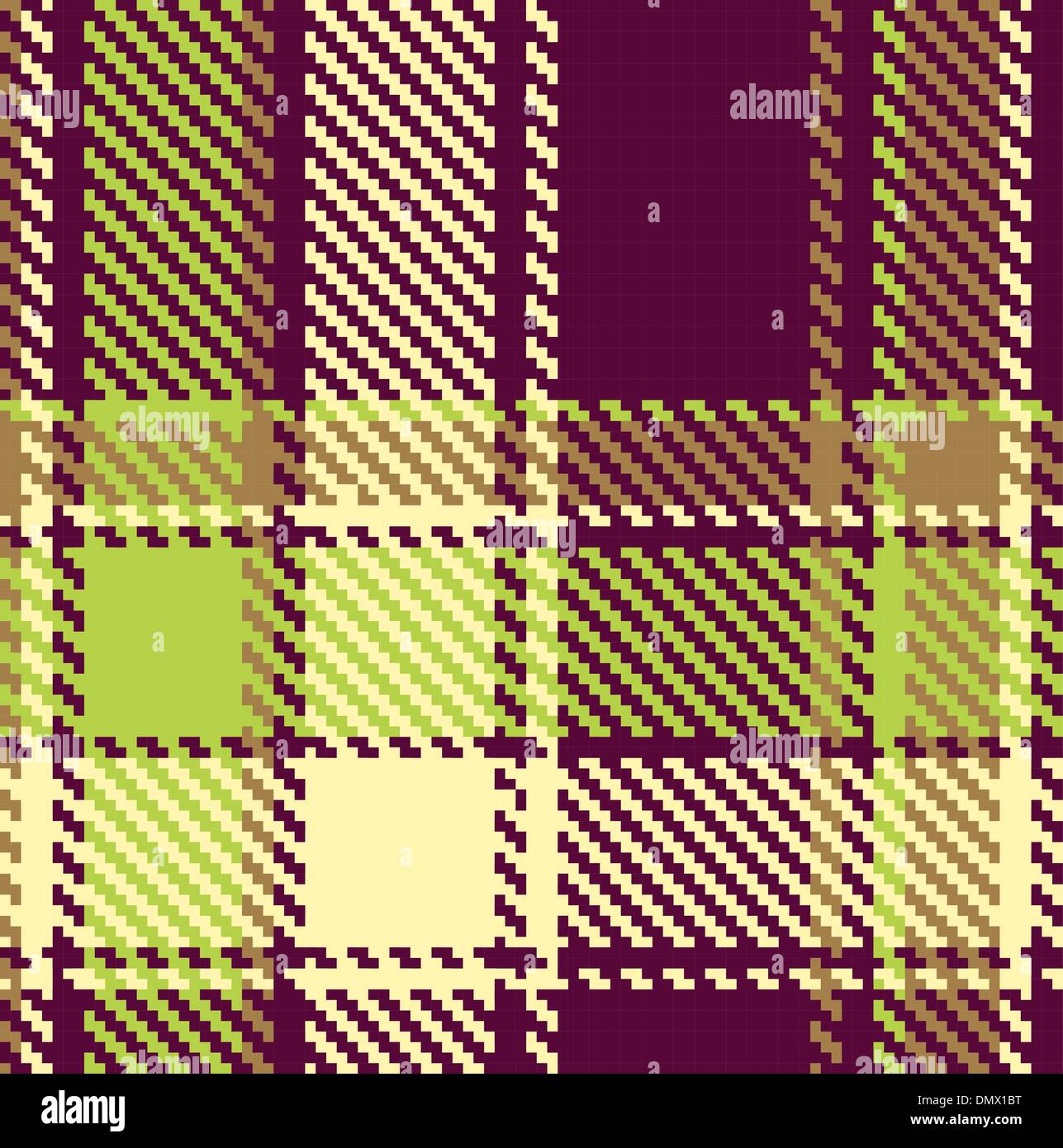 seamless checkered color vector pattern Stock Vector