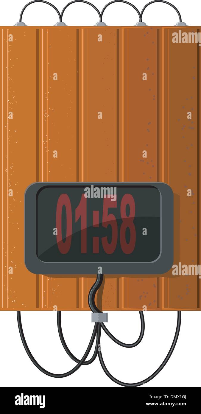 Time bomb. EPS10 Stock Vector
