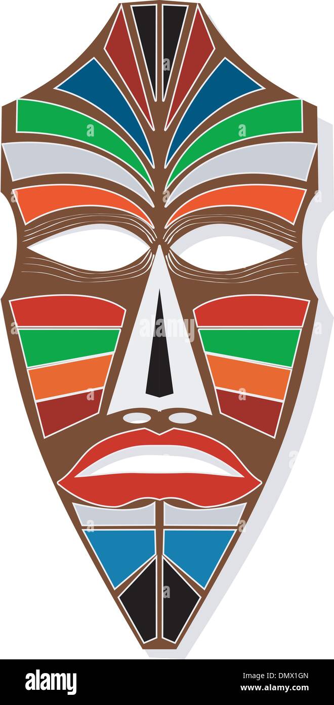 The African mask. EPS10 Stock Vector Image & Art Alamy