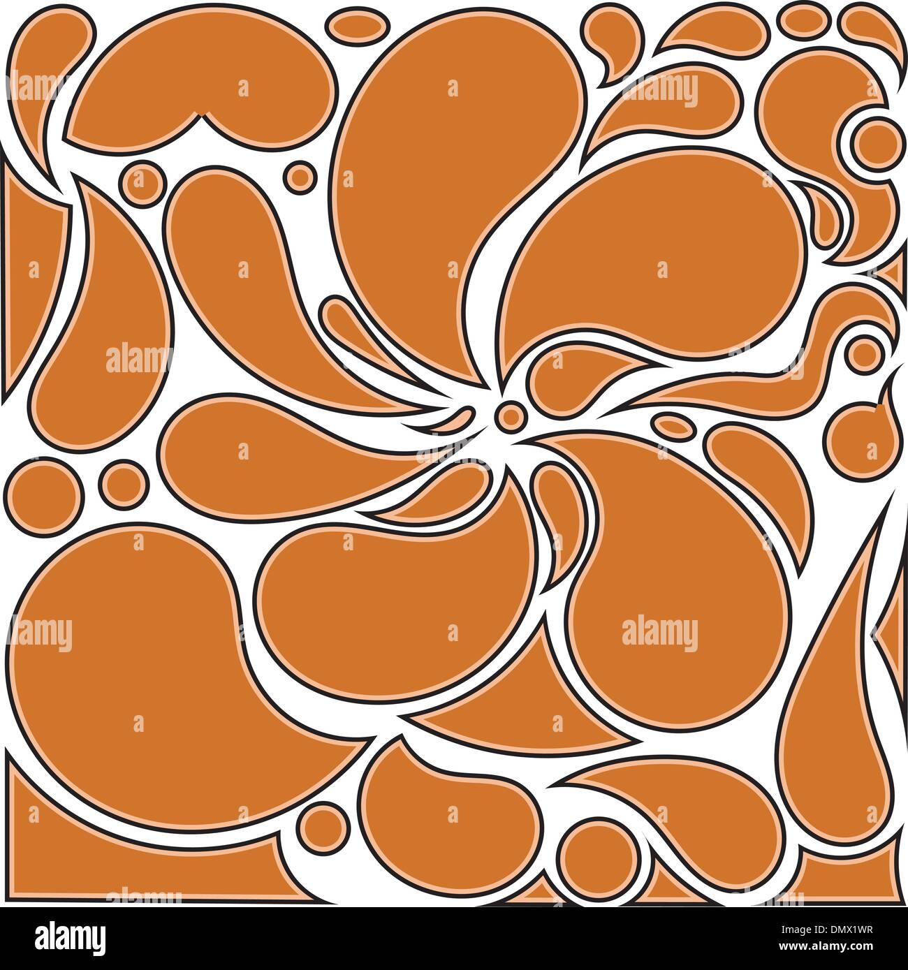 Vector illustration of abstract of orange background Stock Vector Image ...