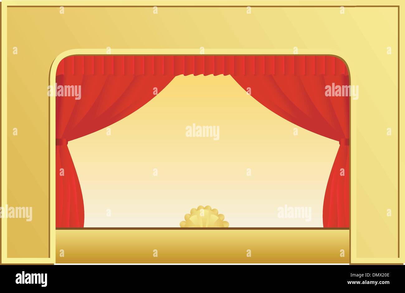 Old theatrical poster Stock Vector Images - Alamy