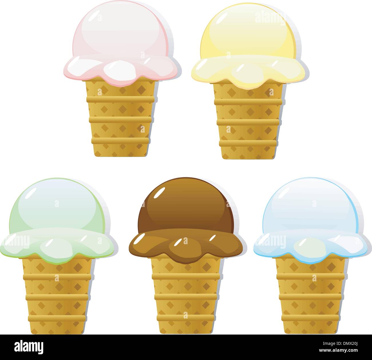 Collection of vector pictures of ice cream Stock Vector Image & Art - Alamy