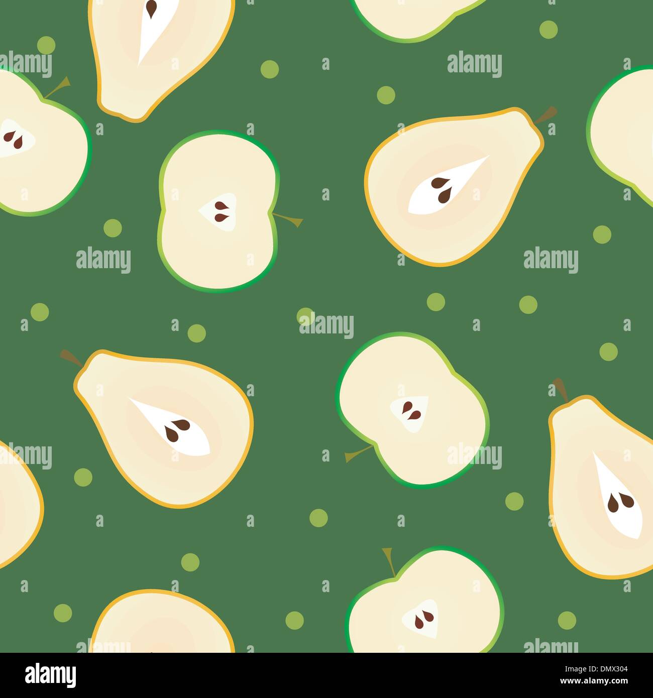 seamless texture with pear in section Stock Vector Image & Art - Alamy