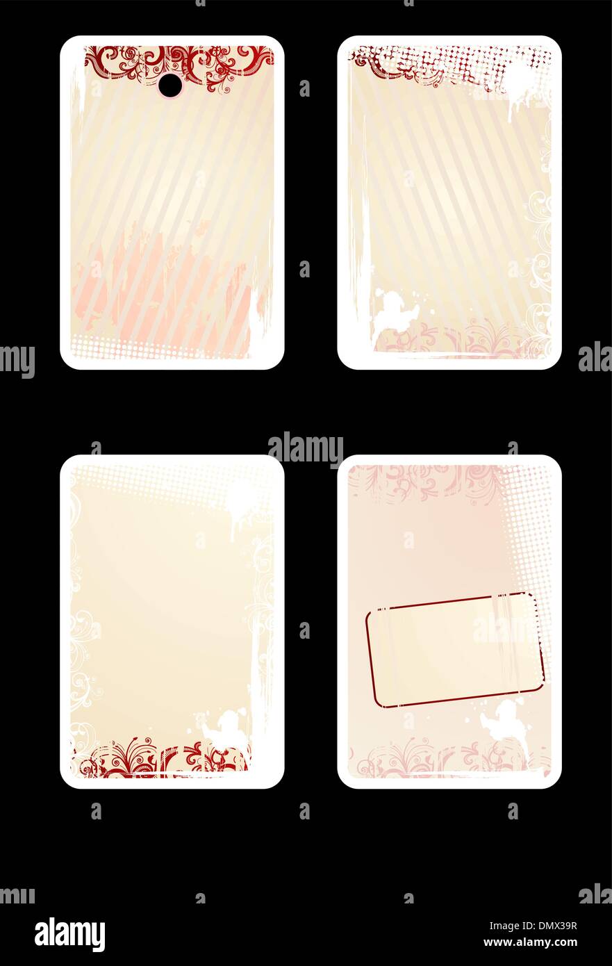 Illustration set grey labels hi-res stock photography and images - Alamy
