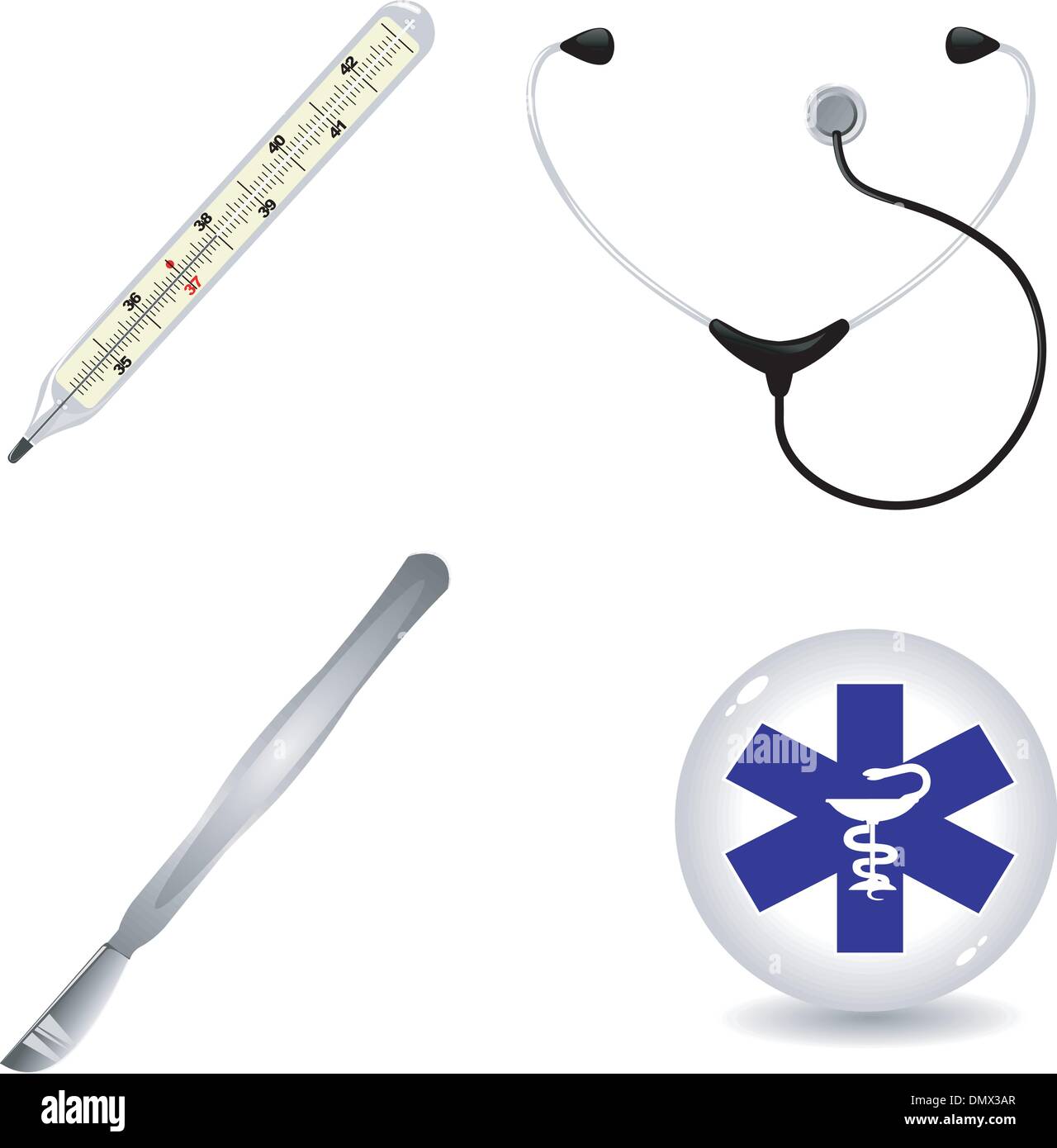 Set of medical accessories Stock Vector Image & Art Alamy