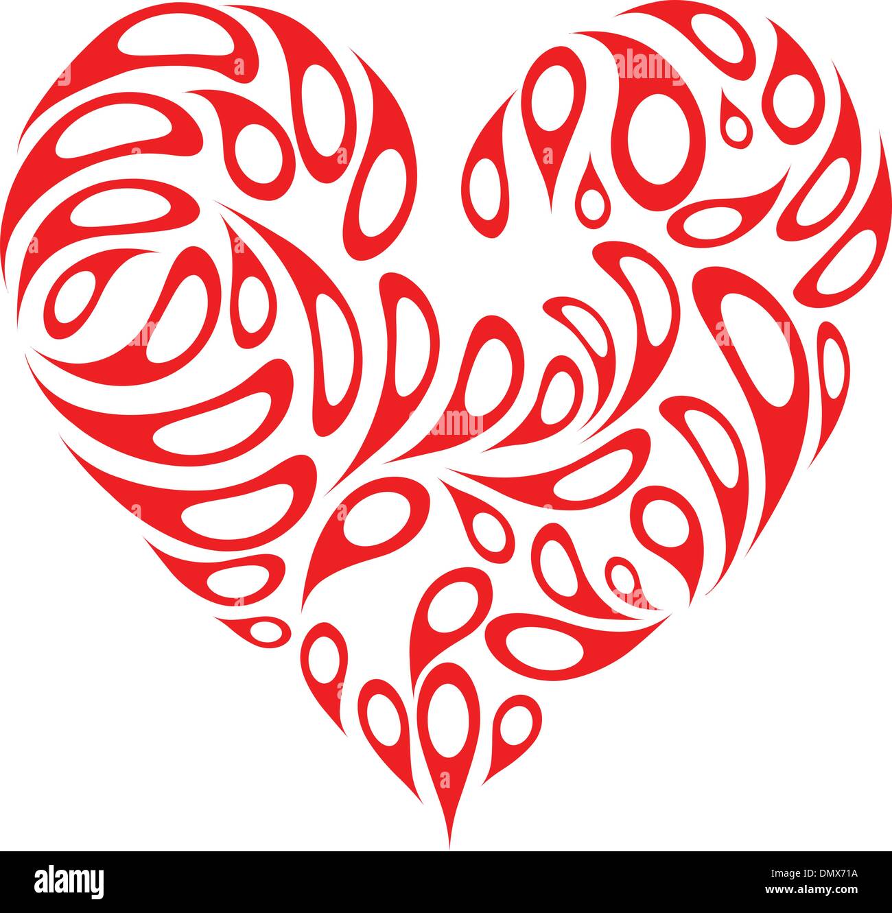 Heart shape design Stock Vector