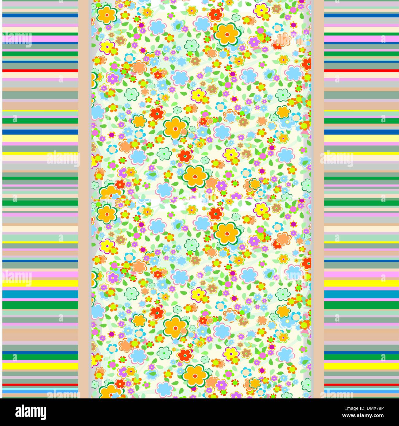 Abstract seamless flowers background Stock Vector Image & Art - Alamy