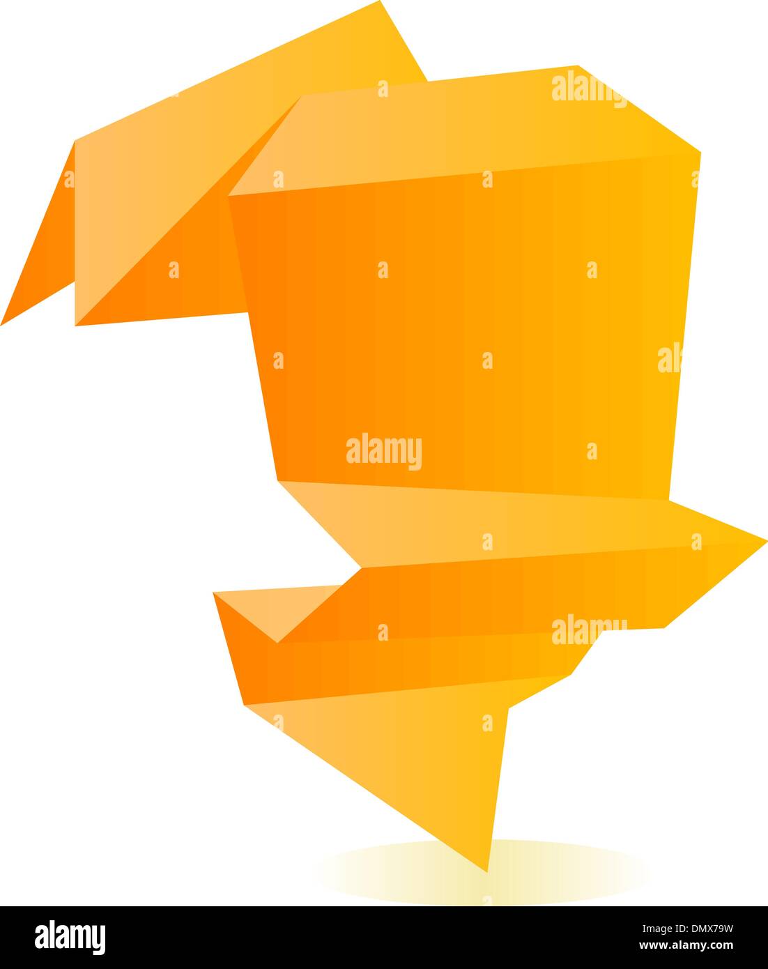 Abstract origami speech bubble vector background Stock Vector Image ...