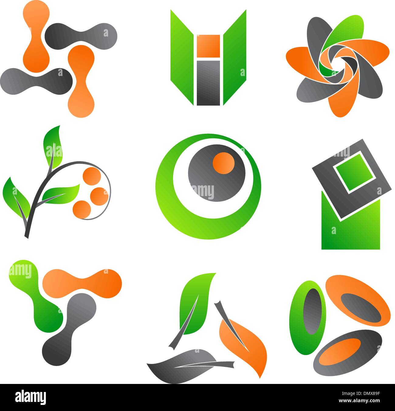 Abstract icons Stock Vector