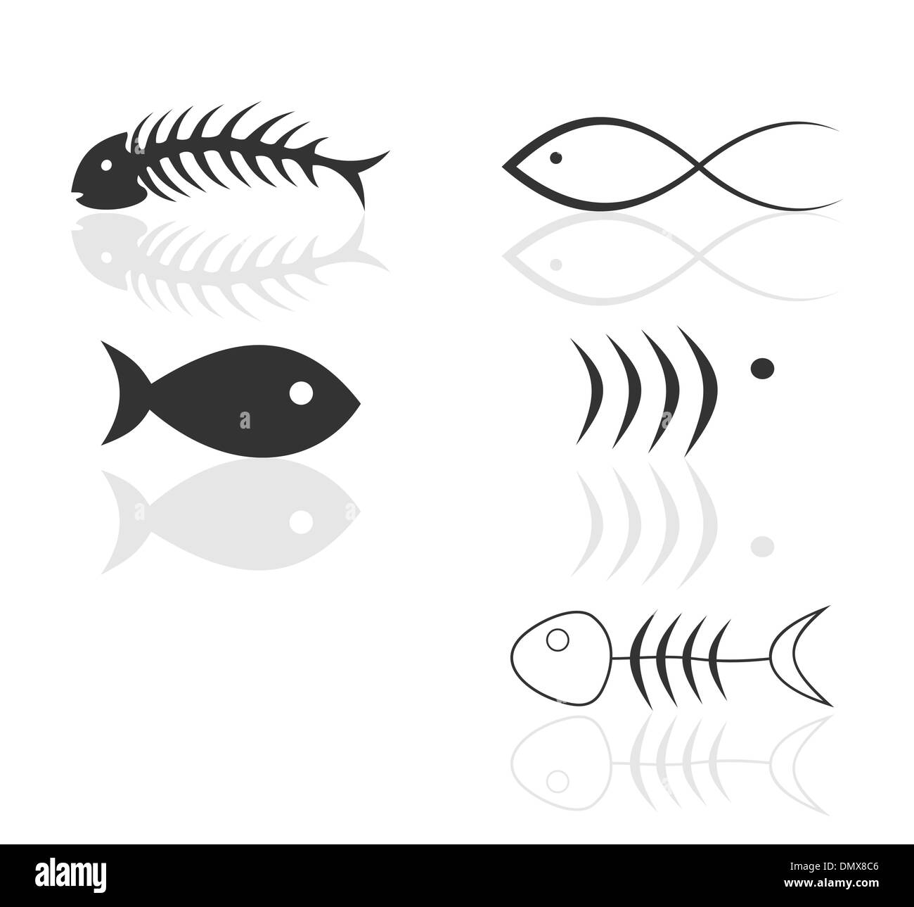 Icon of fish4 Stock Vector Image & Art - Alamy