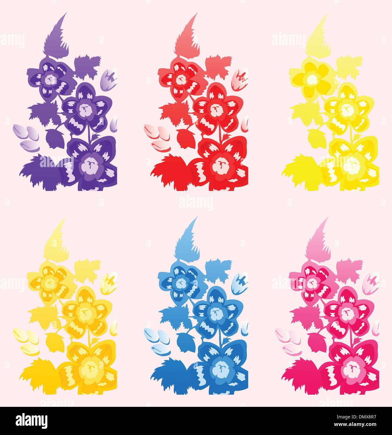 Flower a set Stock Vector Image & Art - Alamy