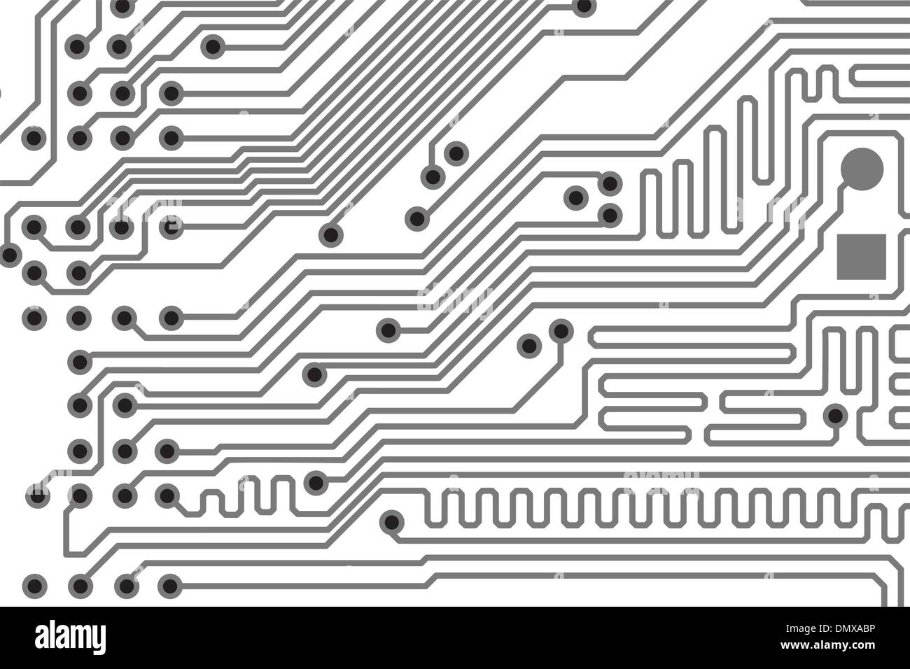 Printed board background Stock Vector